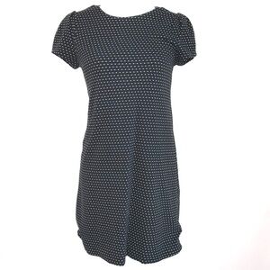 ANTHROPOLOGIE Maeve Black & White Polka Dot Dress XS